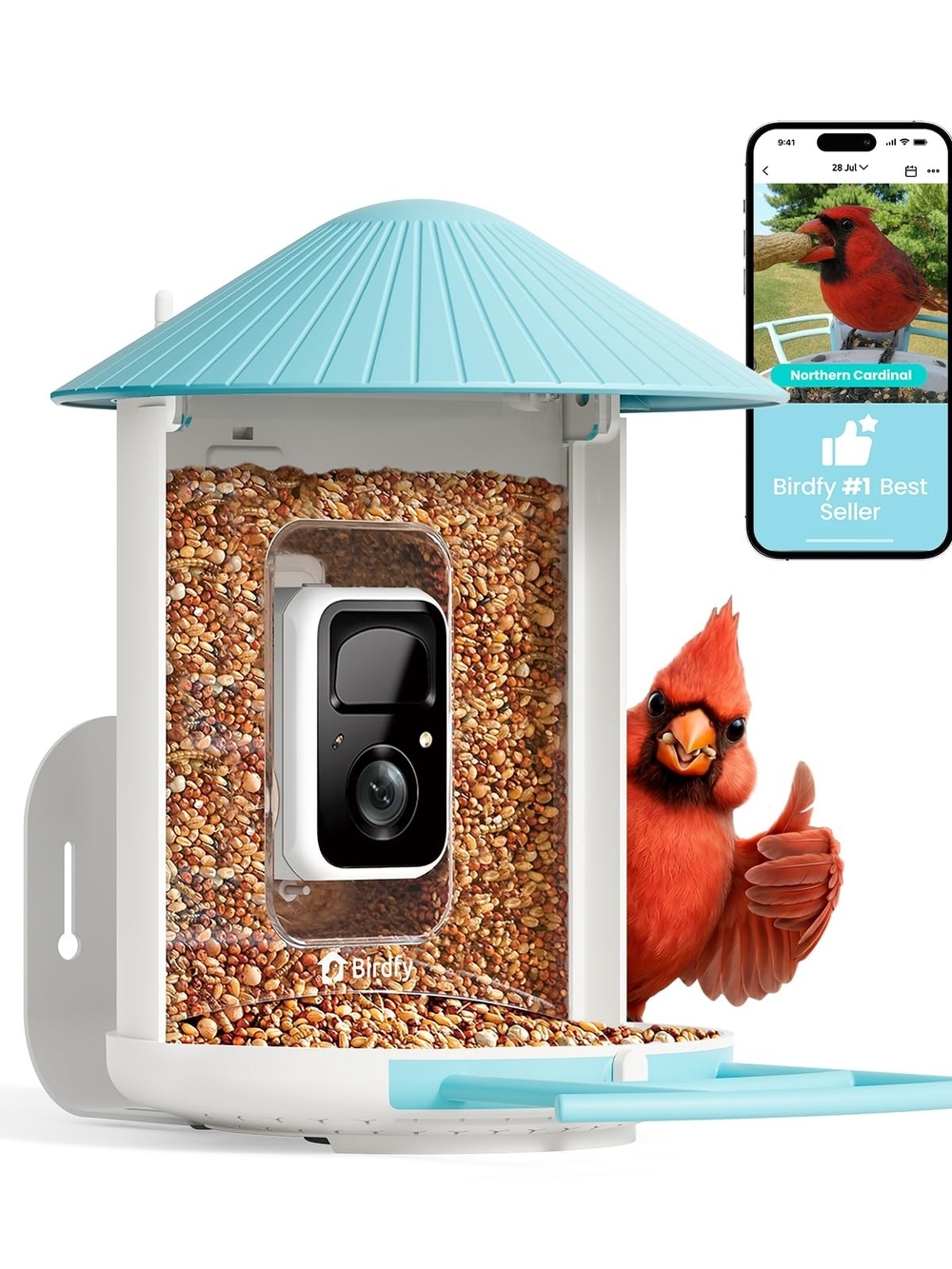 NETVUE by Birdfy Smart Bird Feeder with AI Camera
